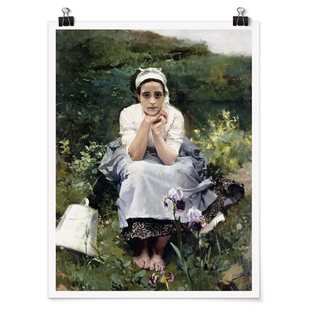 Posters Joaquin Sorolla - The Milkmaid