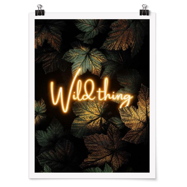 Posters Wild Thing Golden Leaves