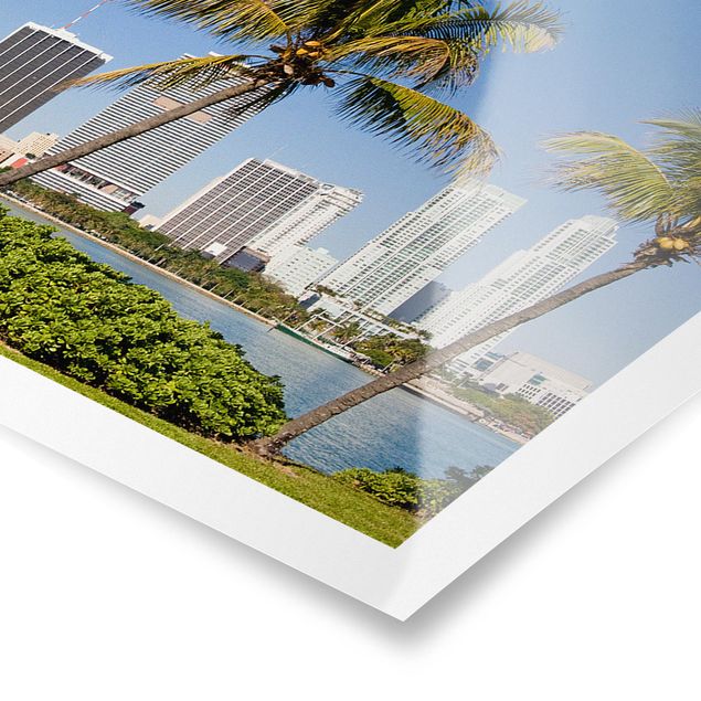 Posters Miami Beach Skyline