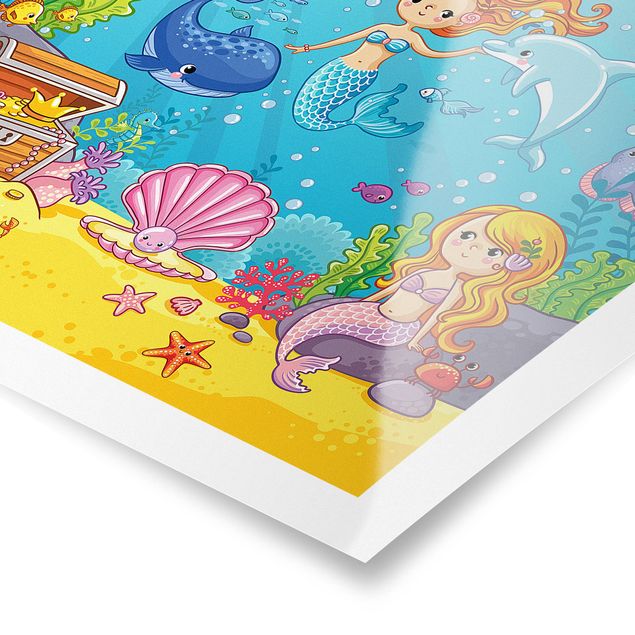 Posters Mermaid - Underwater World