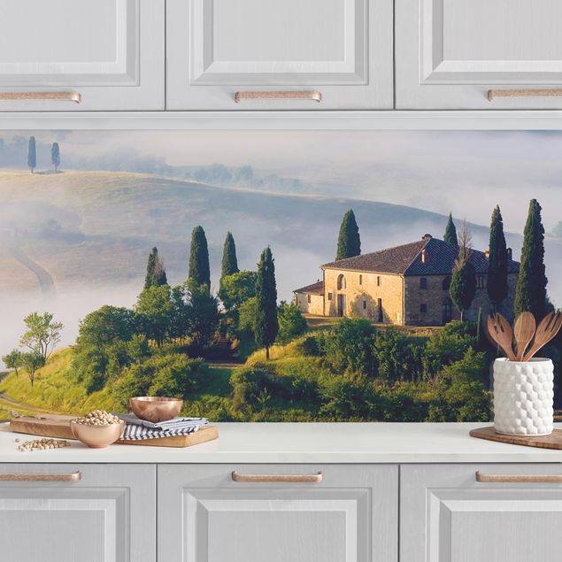 Achterwand voor keuken landschap Country Estate In The Tuscany