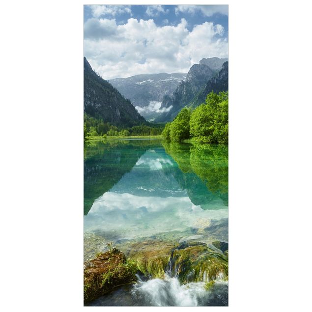 Ruimteverdeler Mountain Lake With Water Reflection