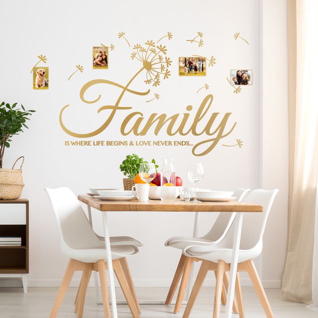 Muurstickers familie Family Life Love