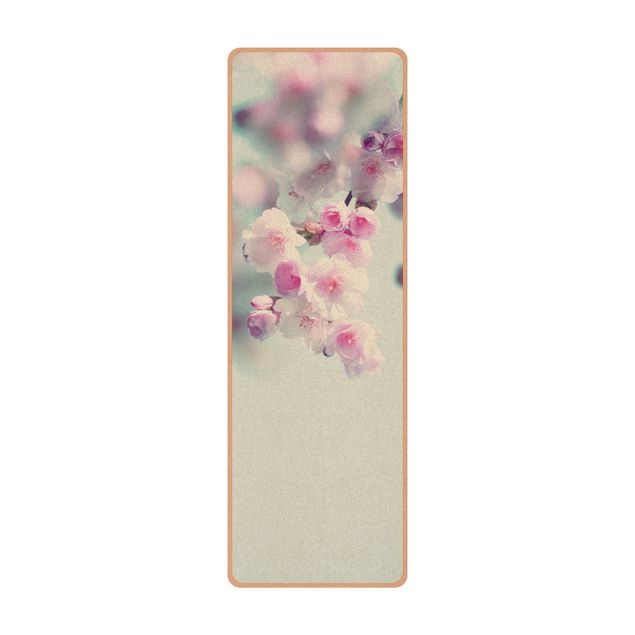 Yogamat kurk Colourful Cherry Blossoms