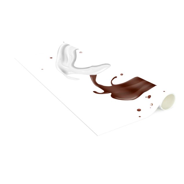 eetkamer tapijt Chocolate Milk Heart