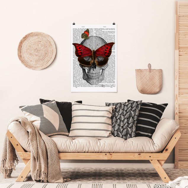 Posters Scary Reading - Butterfly Mask