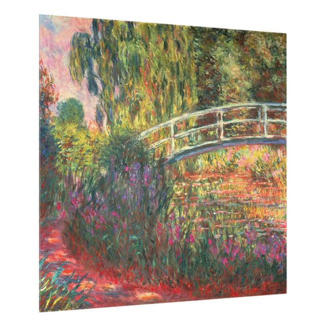 Spatscherm keuken Claude Monet - The Japanese Bridge Giverny