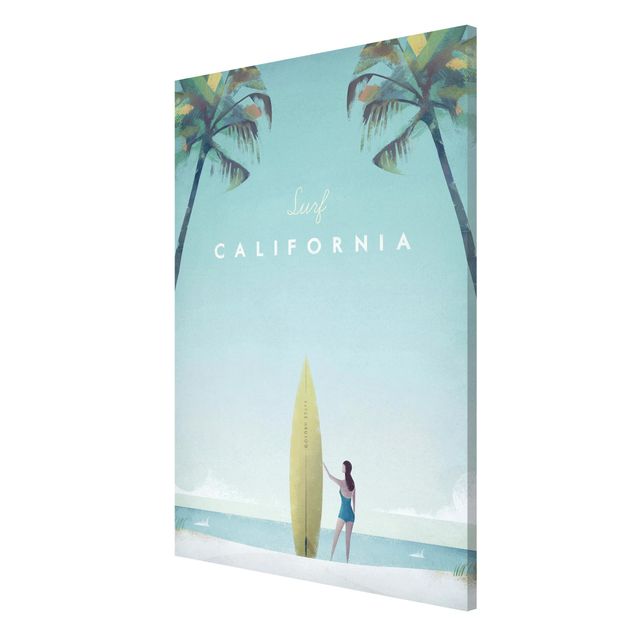 Magneetborden Travel Poster - California