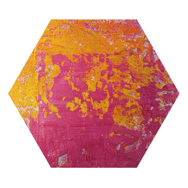 Hexagons Aluminium Dibond schilderijen The Loudest Cheer