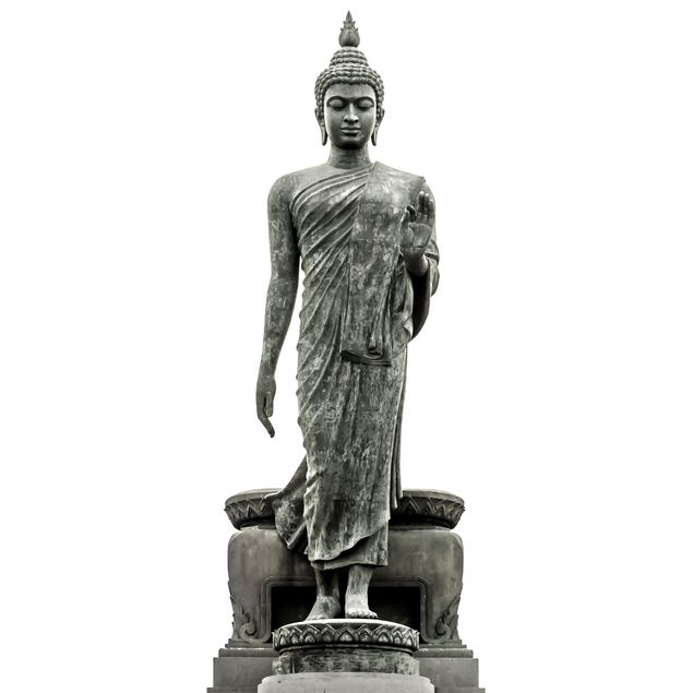 Raamstickers Buddha Statue