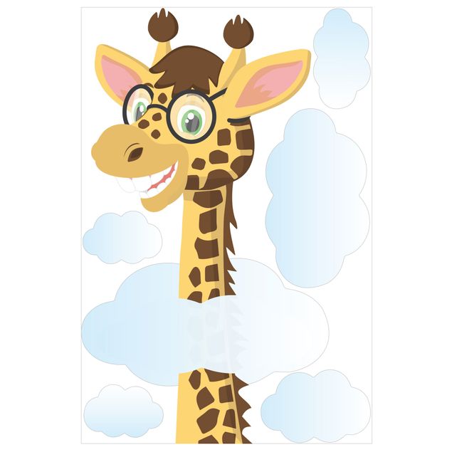 Raamstickers Funny Giraffe