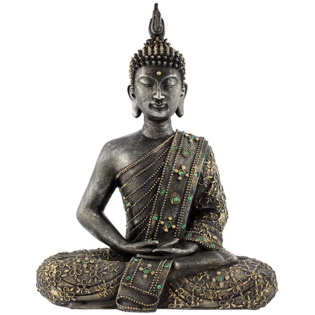 Raamstickers Zen Stone Buddha