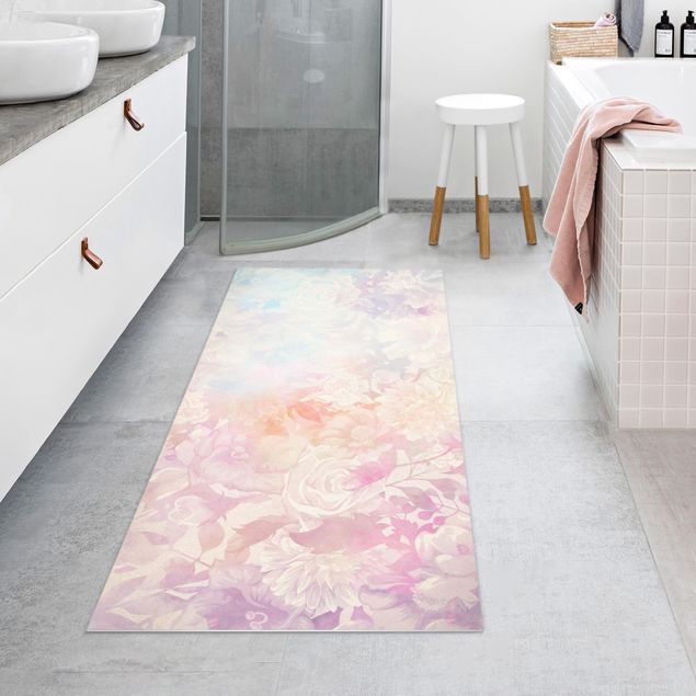 tapijt modern Delicate Blossom Dream In Pastel