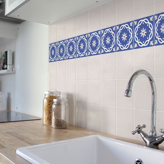 Tegelstickers Portuguese tile blue
