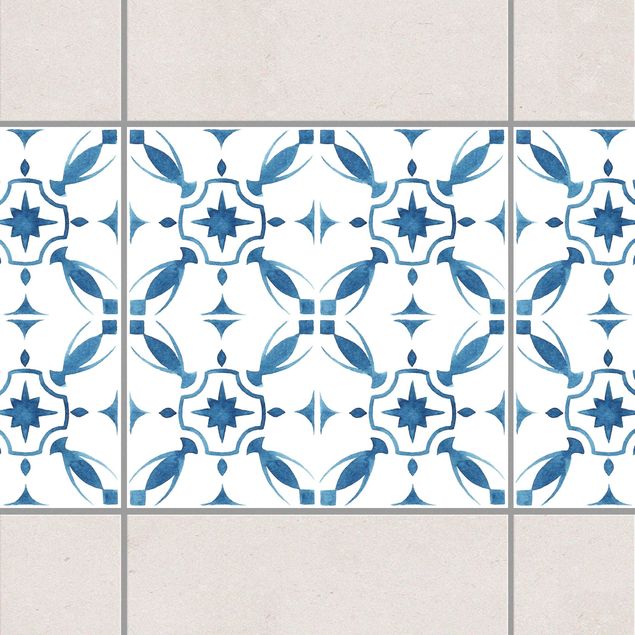 Tegelstickers Spanish tile ornament