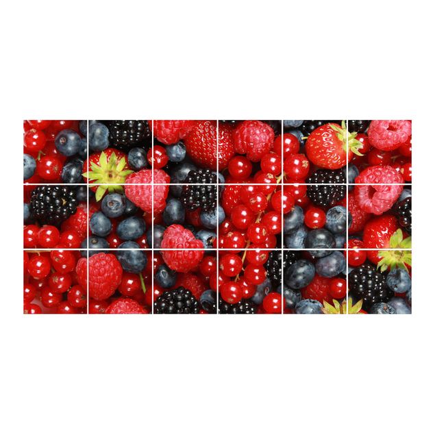 Tegelstickers Fruity Berries