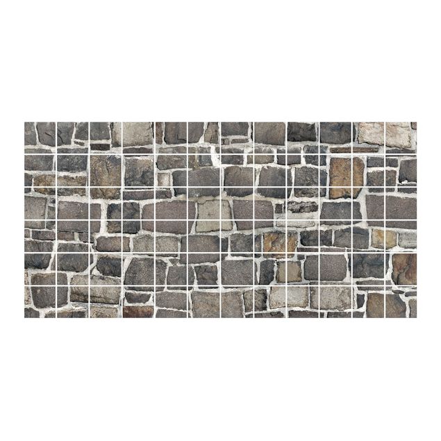 Tegelstickers Quarry Stone Wallpaper Natural Stone Wall
