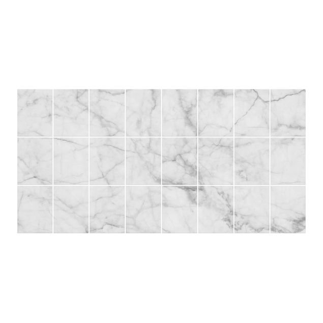 Tegelstickers Bianco Carrara