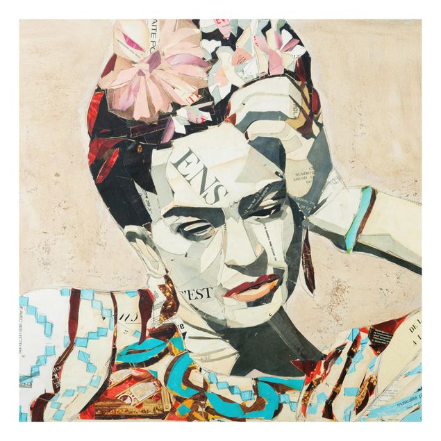 Forex schilderijen Frida Kahlo - Collage No.1