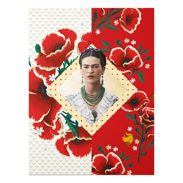 Forex schilderijen Frida Kahlo - Poppies