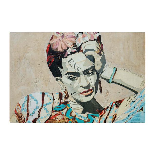 Akoestisch schilderij - Frida Kahlo - Collage No.1