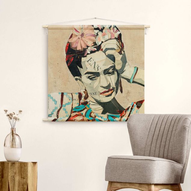 wandkleden kunstenares Frida Kahlo - Collage No.1
