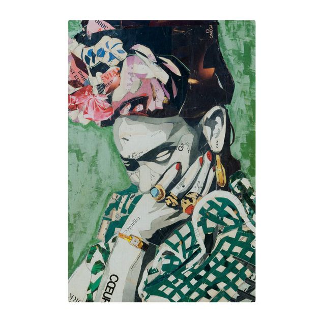 Akoestisch schilderij - Frida Kahlo - Collage No.3