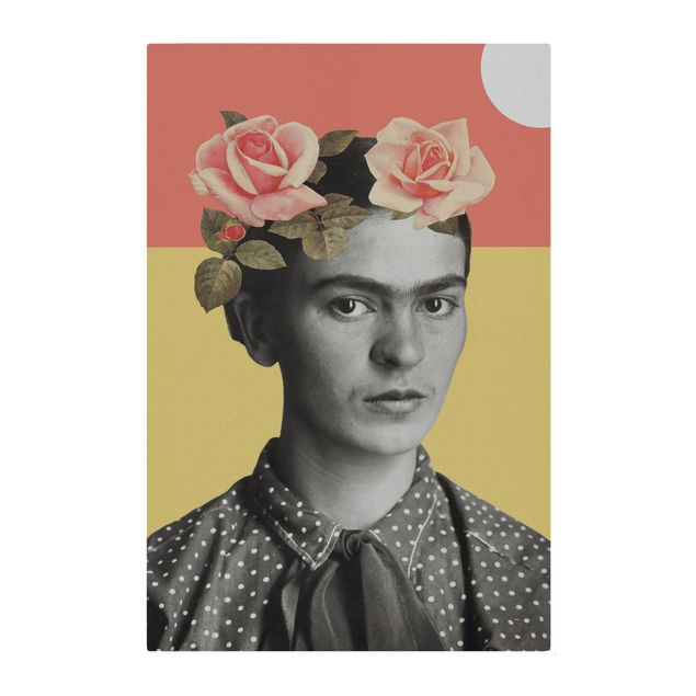 Akoestisch schilderij - Frida Kahlo - Sunset Collage