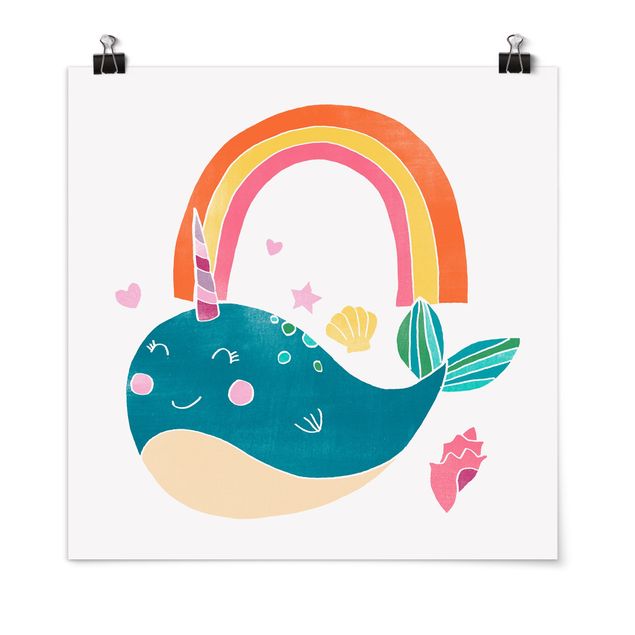 Posters Cheerful Narwhal l