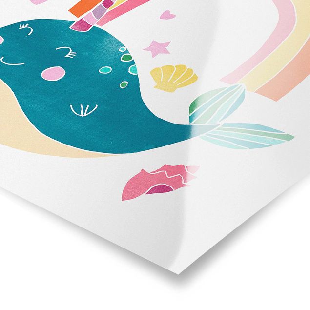 Posters Cheerful Narwhal l