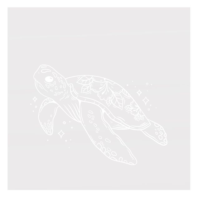 Raamfolie - Sparkling Turtle