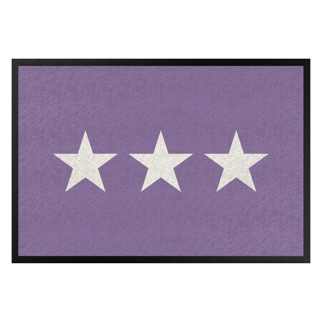 tapijt modern Three Stars Lilac