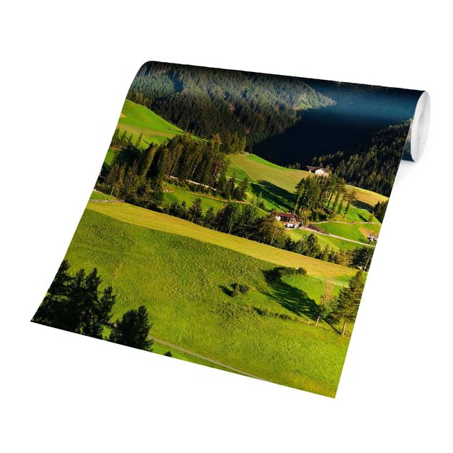Fotobehang Odle In South Tyrol