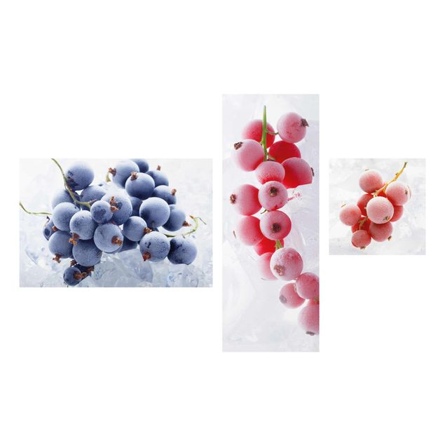 Glas Magnetboard Frozen Berries