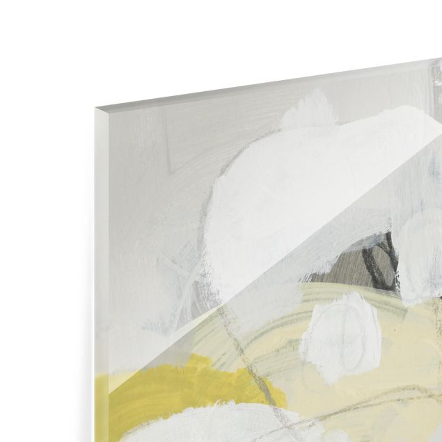 Glasschilderijen - 4-delig Lemons In The Fog Set II