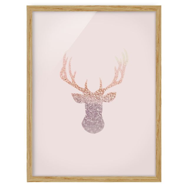 Ingelijste posters Shimmering Deer