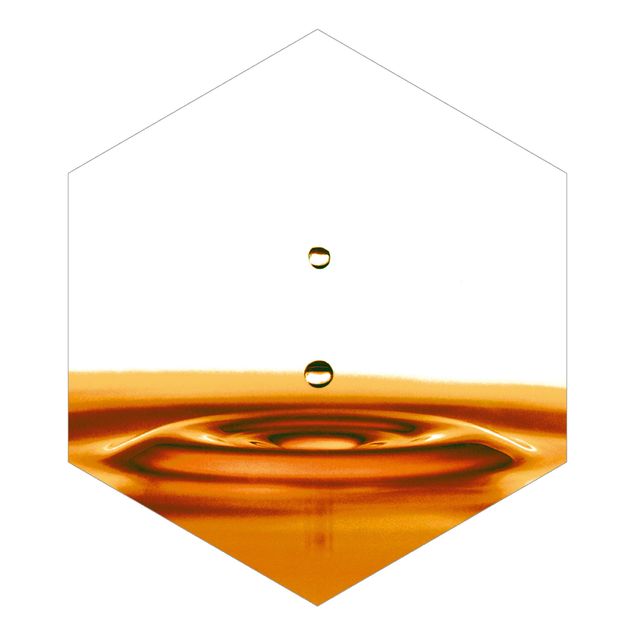 Hexagon Behang Gold Drops Of Water Trio Part 1