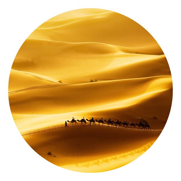 Behangcirkel Golden Dunes