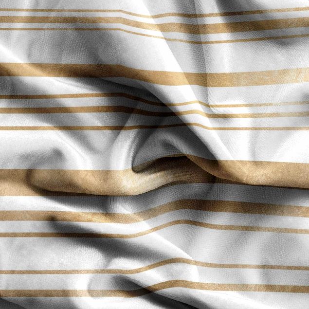 gordijn patroon Golden Glitter Stripes