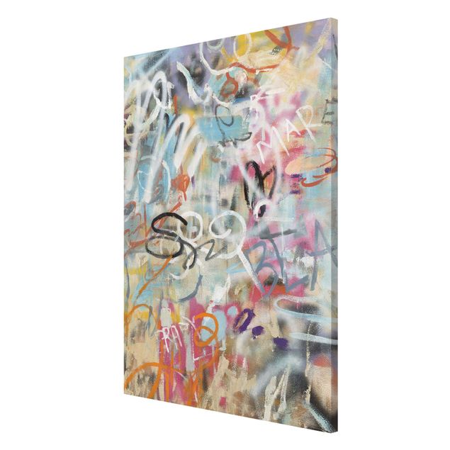 Magneetborden - Graffiti Love In Pastel