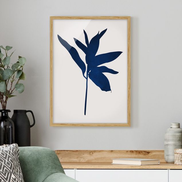 Ingelijste posters Graphical Plant World - Blue