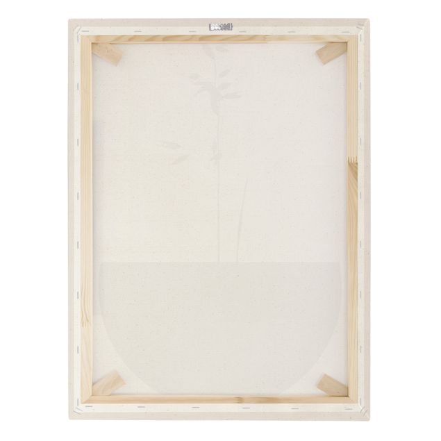 Canvas schilderijen - Goud Graphical Plant World - Delicate Shoot