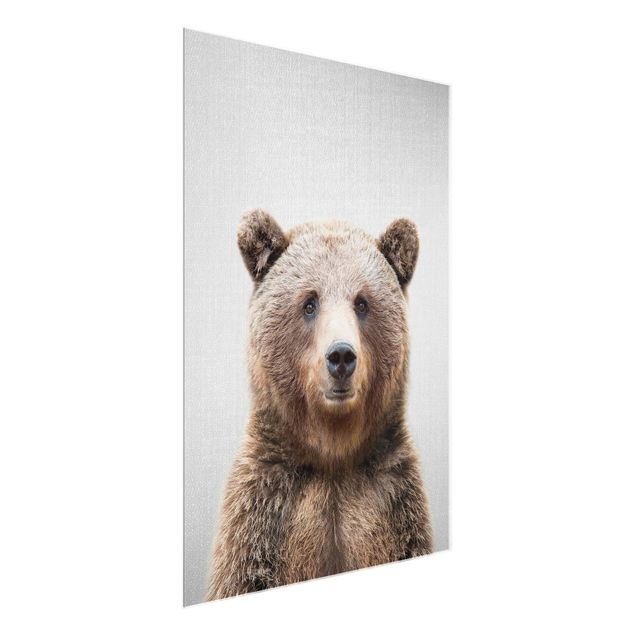Glasschilderijen - Grizzly Bear Gustel