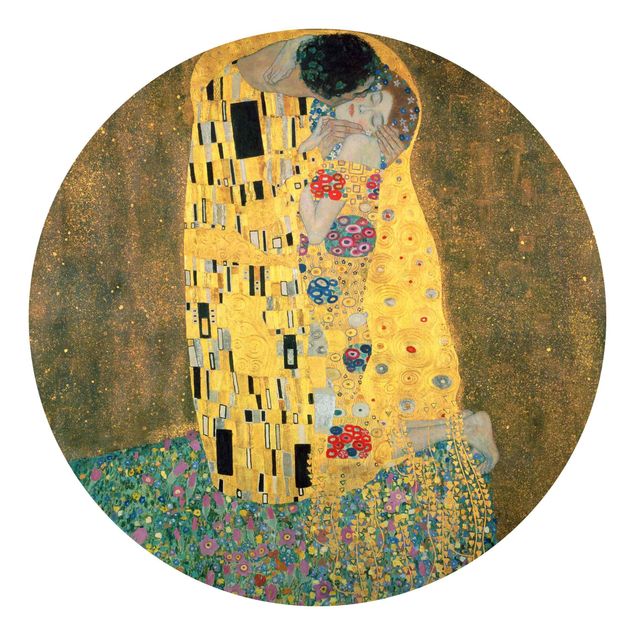 Behangcirkel Gustav Klimt - The Kiss