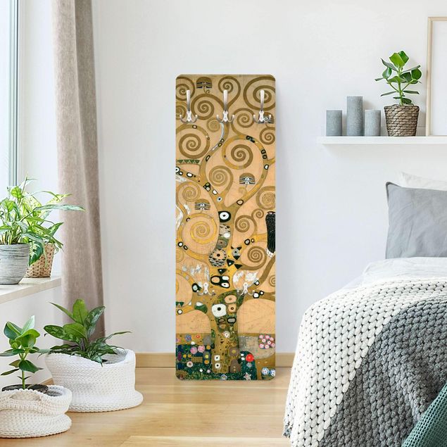 Wandkapstokken houten paneel Gustav Klimt - The Tree of Life