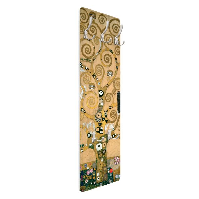 Wandkapstokken houten paneel Gustav Klimt - The Tree of Life