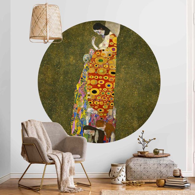 Behangcirkel Gustav Klimt - Hope II