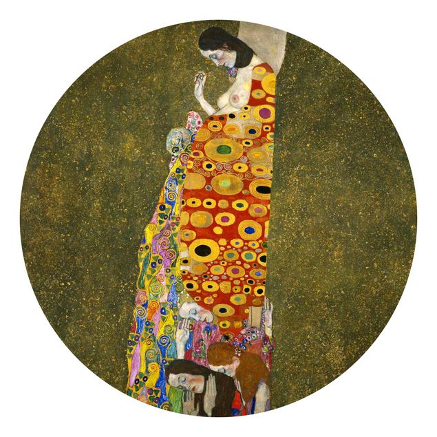 Behangcirkel Gustav Klimt - Hope II