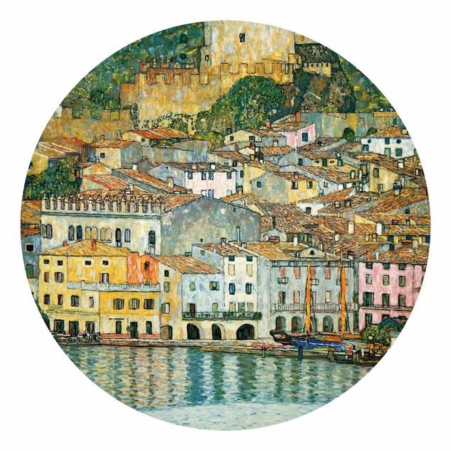 Behangcirkel Gustav Klimt - Malcesine On Lake Garda