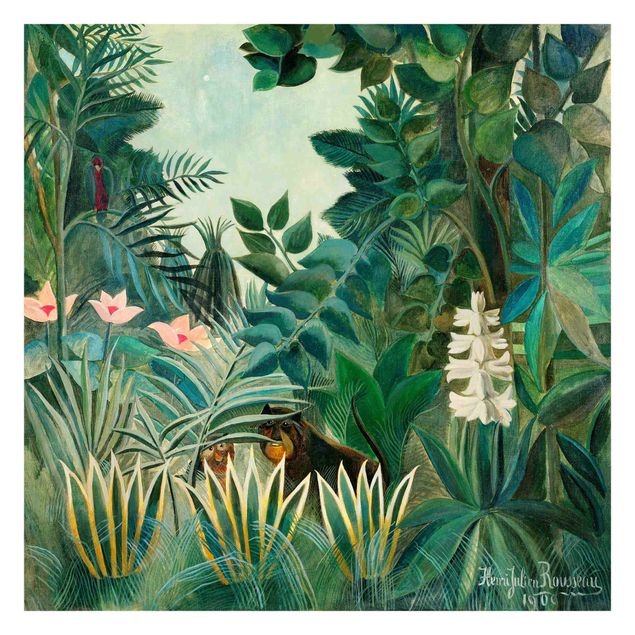 Fotobehang - Henri Rousseau - The Equatorial Jungle